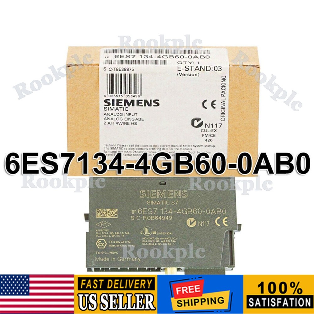New Siemens 6ES7134-4GB60-0AB0 SIMATIC DP ELECTRONIC MODULE 6ES7 134-4GB60-0AB0