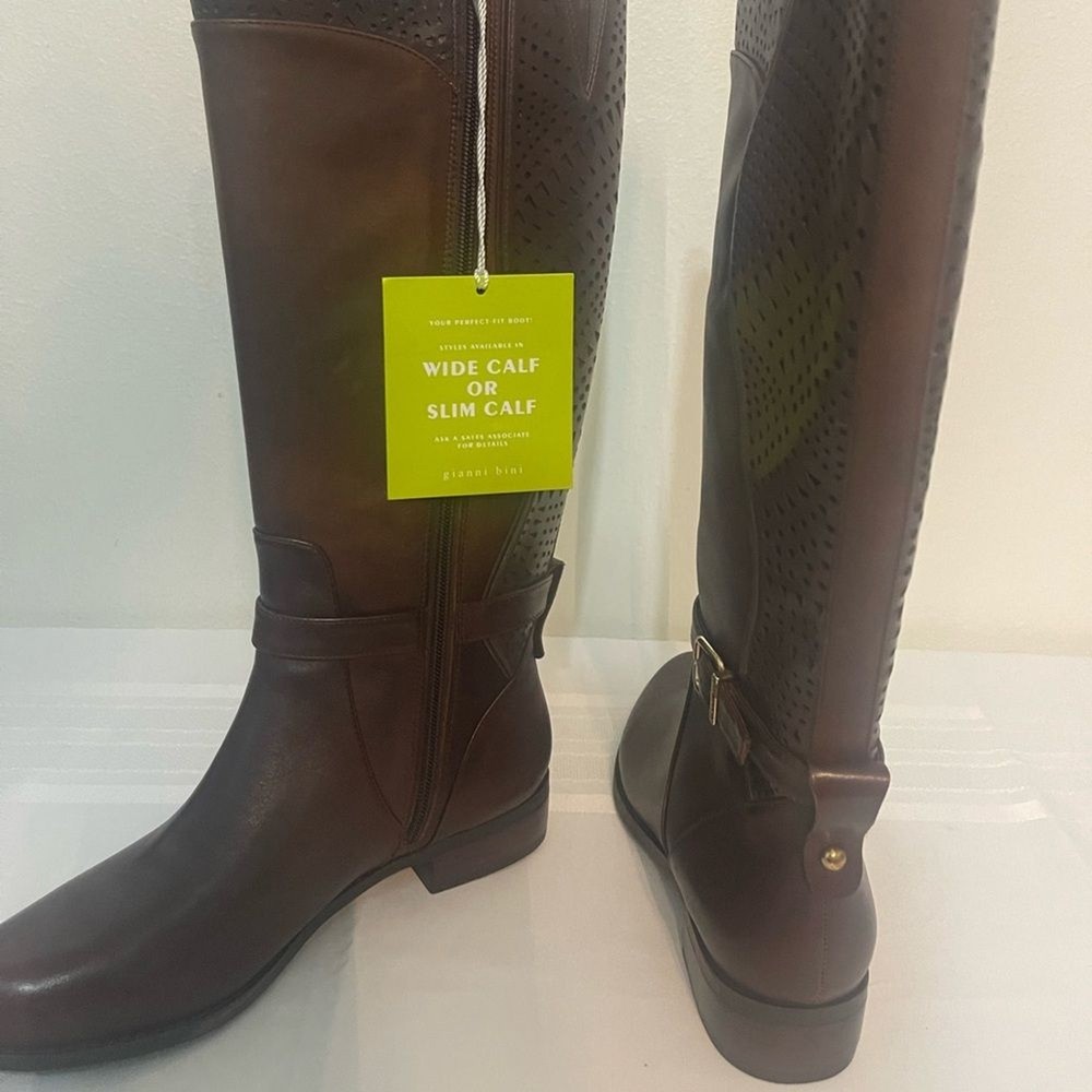 Gianni Bini tall Rowell Whiskey Wood Boots size 7.5