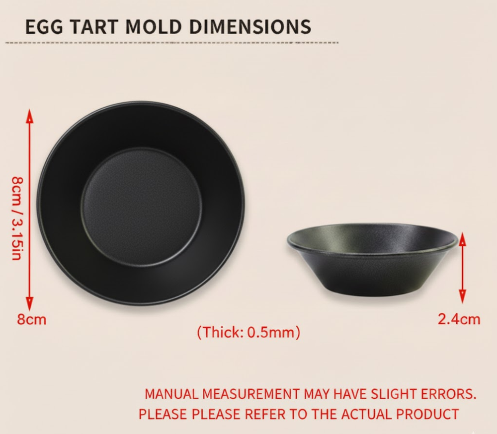 Egg Tart Mold 8cm (3.15