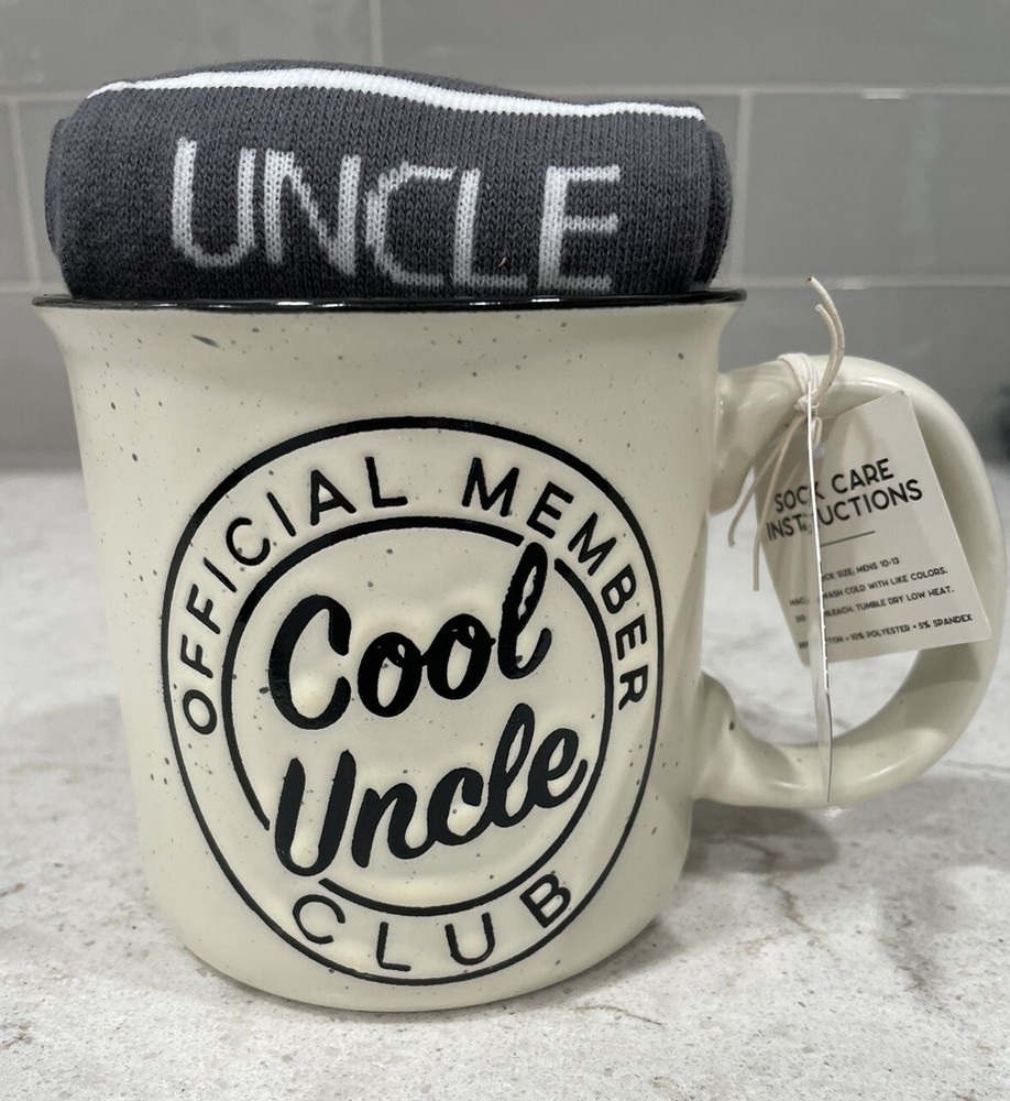 Cool Uncle Club 20oz Mug & Socks Gift Set for Dad-image