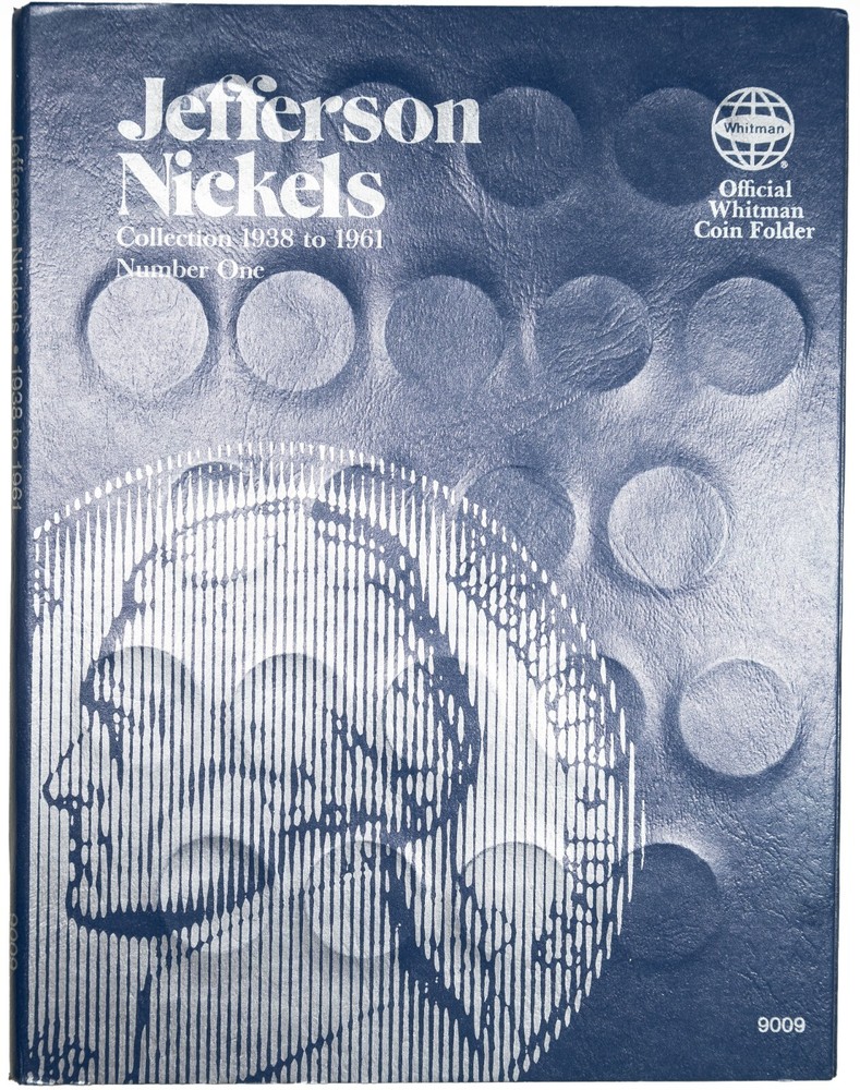 1938-1961 PDS Complete Set Book 65 Jefferson Nickels Includes Silver War Issues