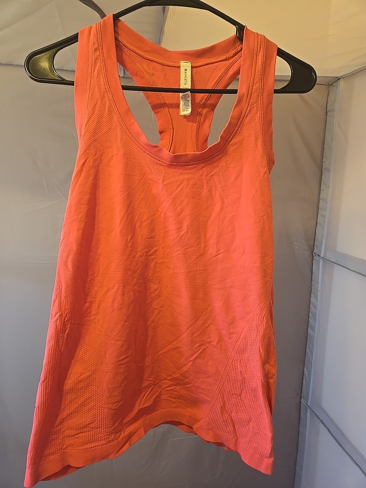 Athleta Women's Momentum Tank Top Pink Xl Racerback Stretchy Work Out seamless