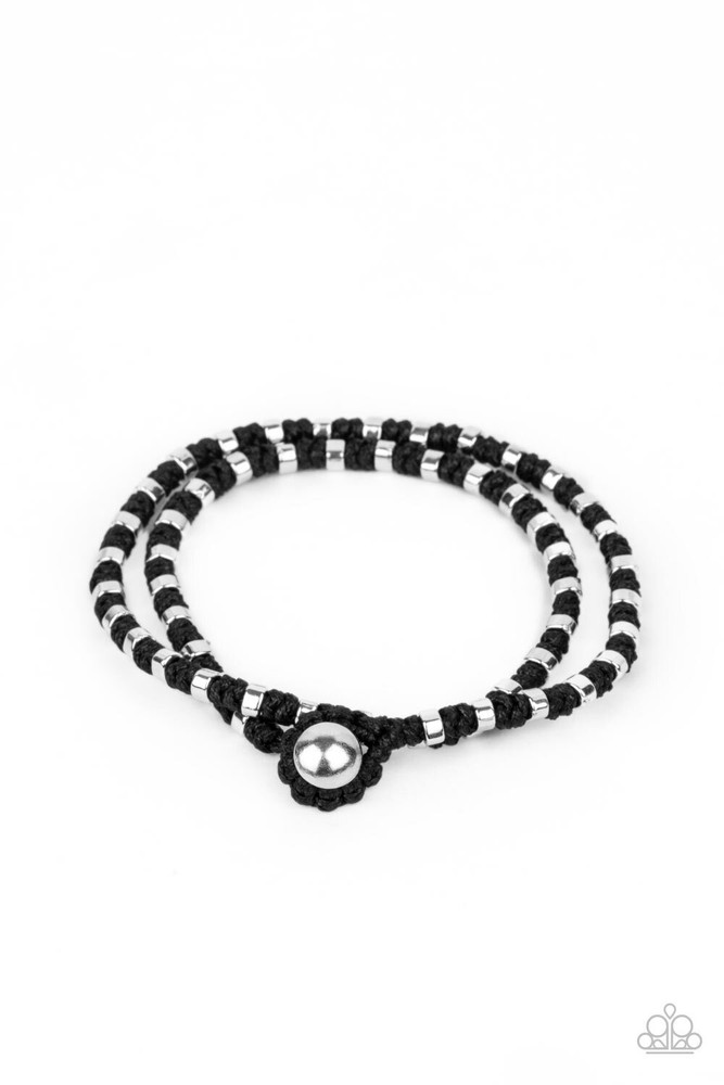 Ripcord - Black - Paparazzi Accessories Men's Bracelet
