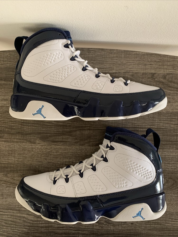 Size 10 - Nike Air Jordan 9 Retro UNC Pearl Blue 2019