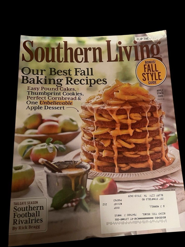 Southern Living Sept 2014 Double Cover Flip Issue Fall Baking Andie MacDowell