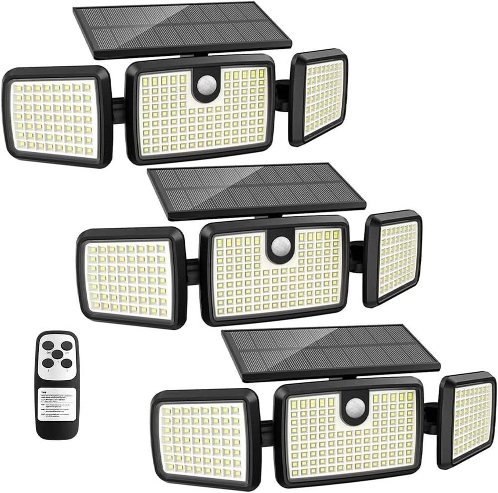 Elegant Solar Motion Sensor Lights - 2500 Lumens & Weather Resistant Design