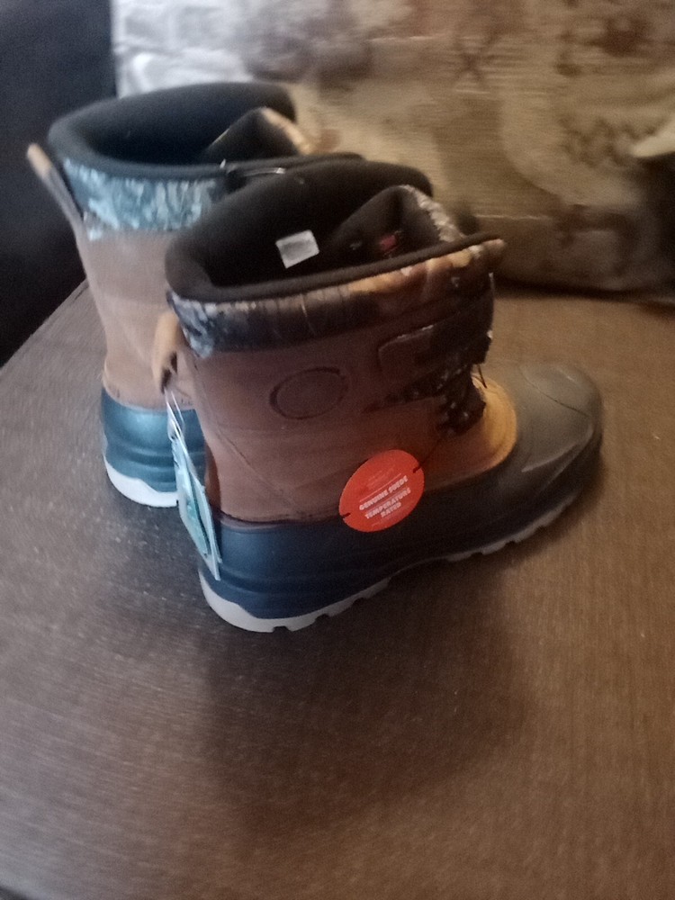 Ozark Trail Mens Size 12 Pac Boot Suede w 3M Thinsulate Mossy Oak Camo