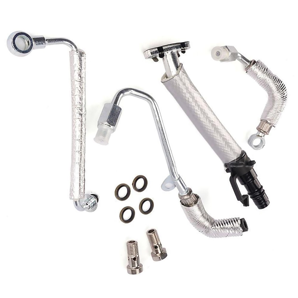 Turbo Charger Coolant Return Hose Line Fit For Chevy Cruze Buick 1.4L 55567067