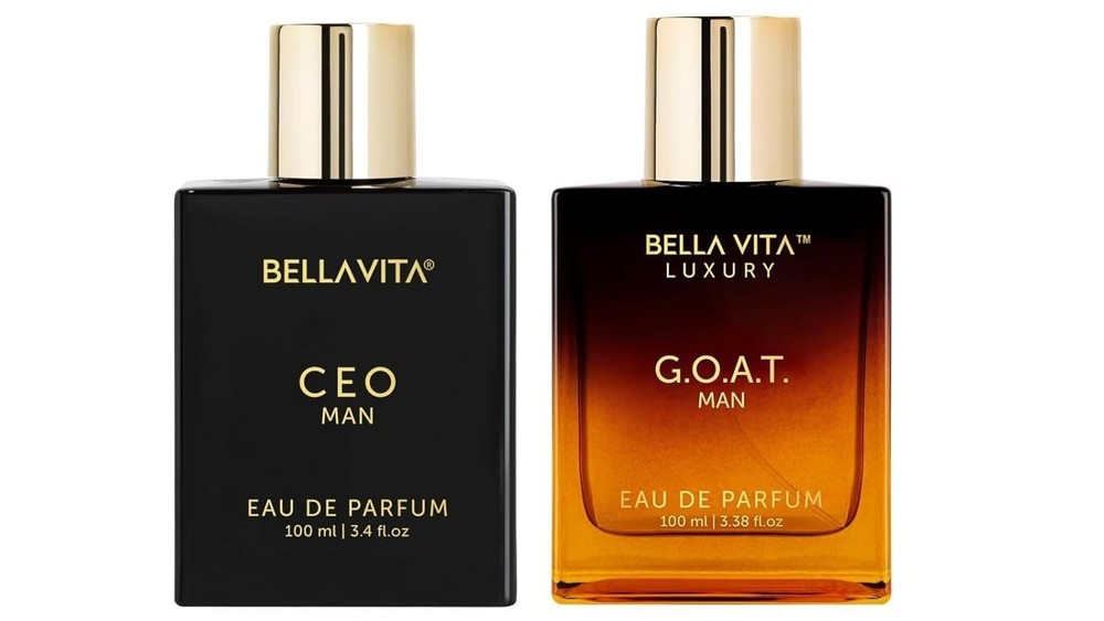 BellaVita Luxury Sigma Male (CEO Man & GOAT Man) Perfume Cologne for Men 2x100ml