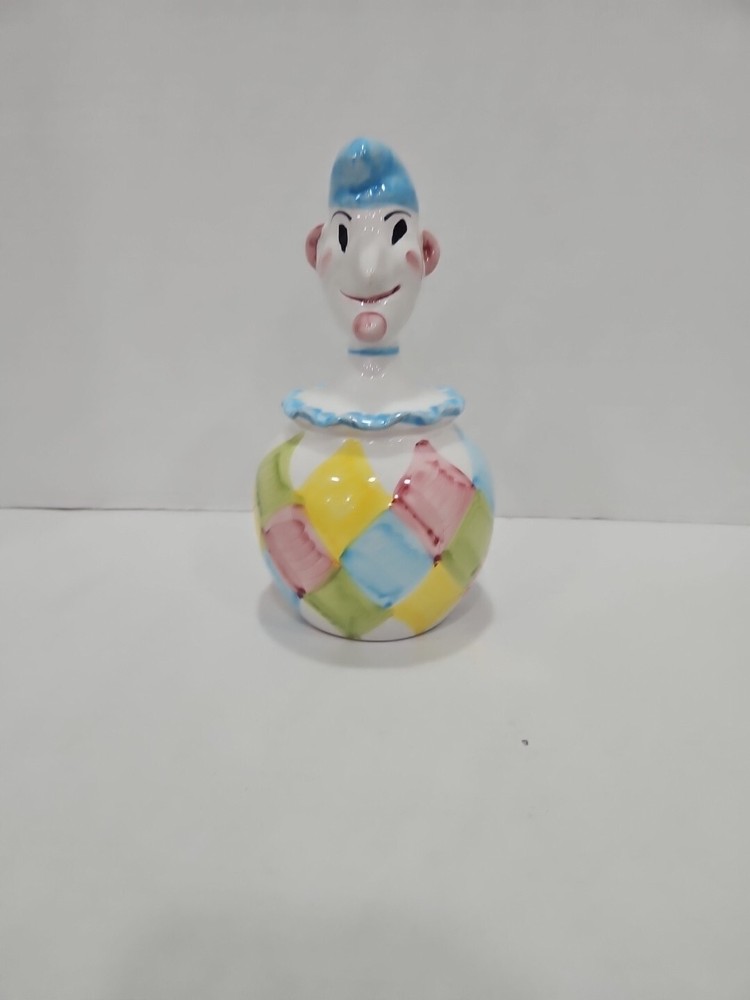 Round Bottom Clown Piggy Bank 8