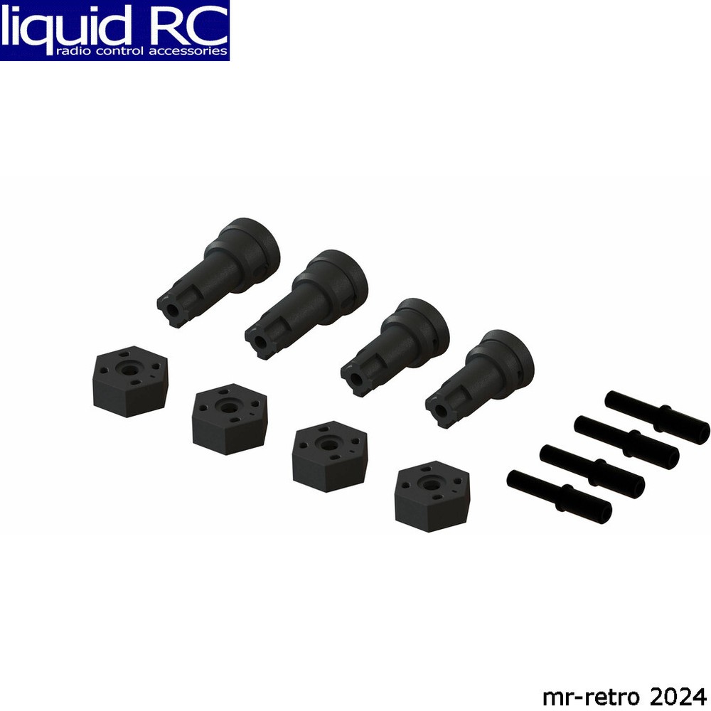 Arrma 311229 Wheel Axle and Hub Set B - GROM