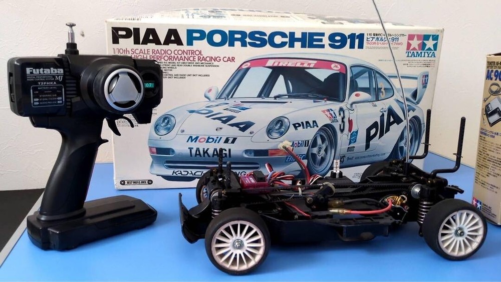 Tamiya 1/10 RC PIAA Porsche 911 TA03R-S 4WD Racing Car Kit Pre-Owned