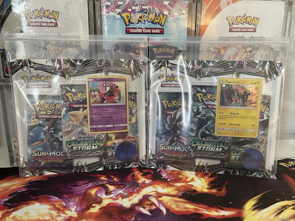Pokemon Sun & Moon: Celestial Storm 3-Pack Blister - Tapu Lele & Tapu Koko (NEW)
