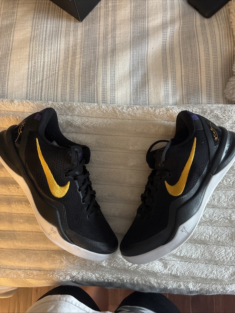 Kobe 8 Black And Gold Lakers