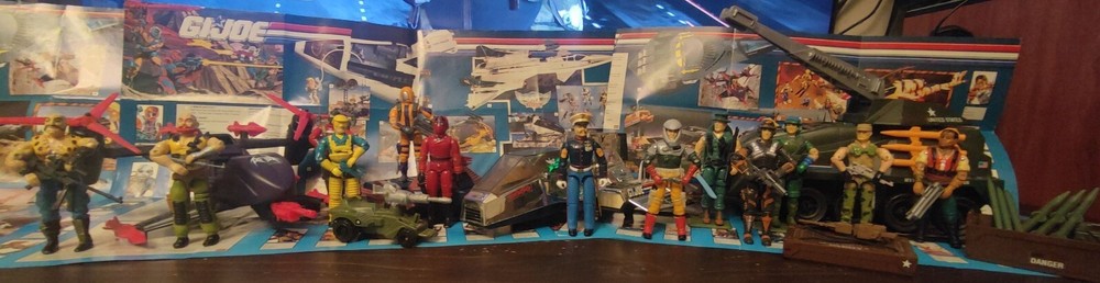 GI Joe Vintage Lot, Vehicles, Figures 80s