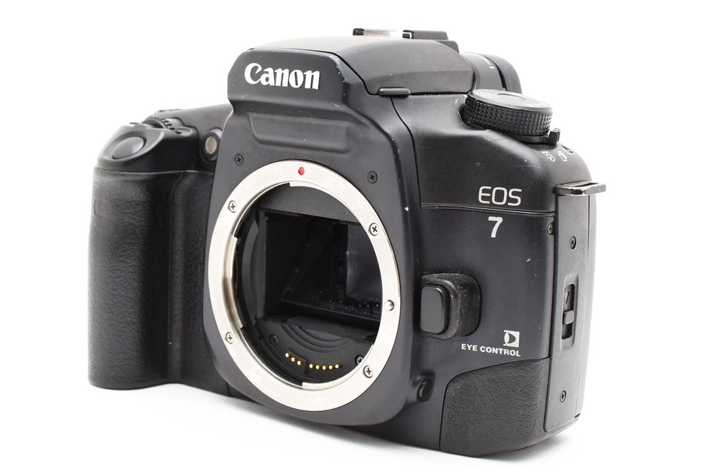 Near Mint Canon EOS 7 ELAN 35mm SLR Film Camera Body Black Japan Tested