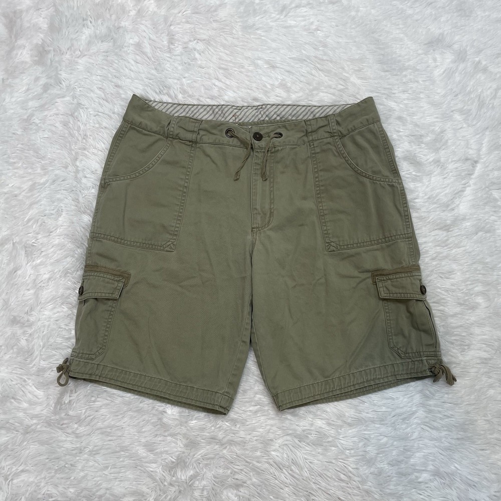 The North Face Women’s Size 16 Khaki Cargo Shorts Outdoor Hiking Bermuda Olive
