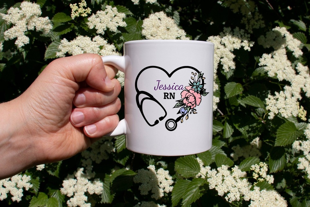 Registered Nurse Mug Personalized Registered Nurse Mug Custom Registered Nurse
