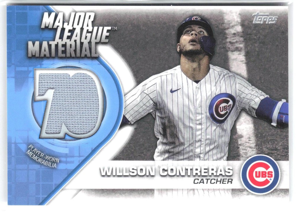 2021 Topps Willson Contreras MLB Material Relics Card Series 1