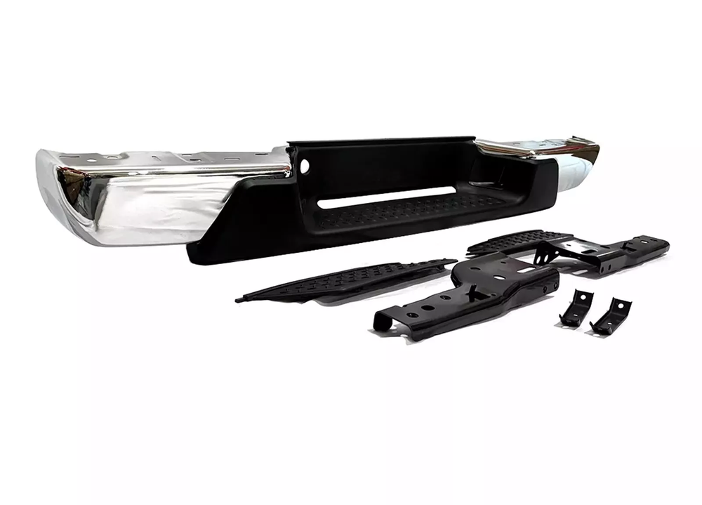 Conjunto de parachoques trasero de acero cromado para Chevy Colorado y GMC Canyon 2008-2012