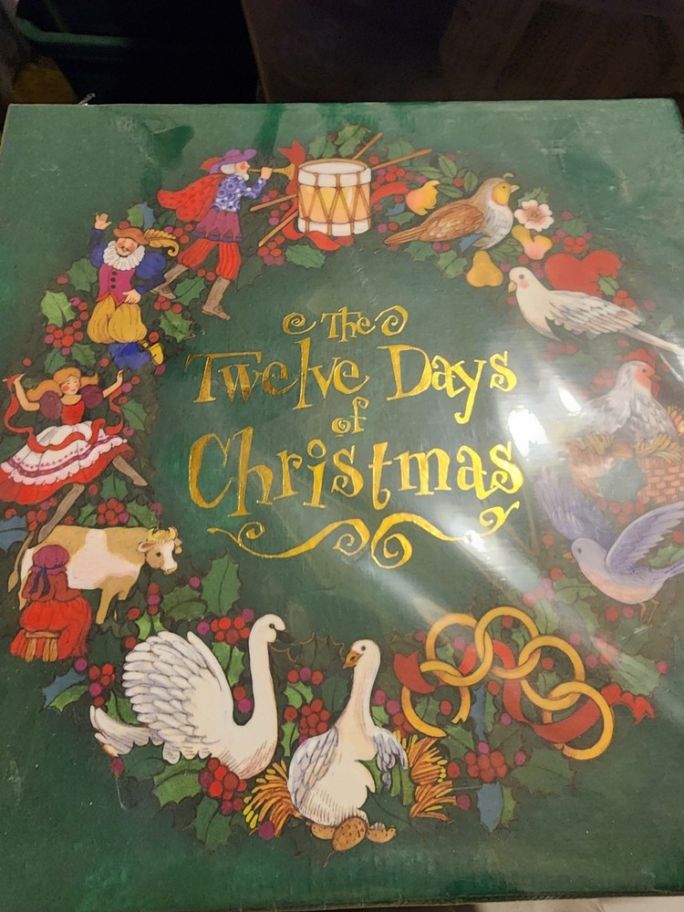 Vintage New Days of Christmas Nesting Boxes Set by Barrington Studios