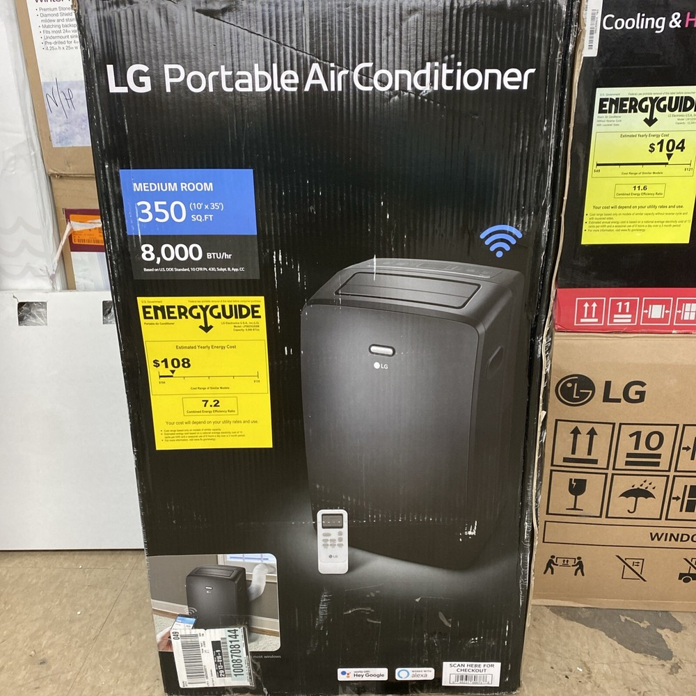 LG Portable Air Conditioner 8,000 BTU LP0823GSSM