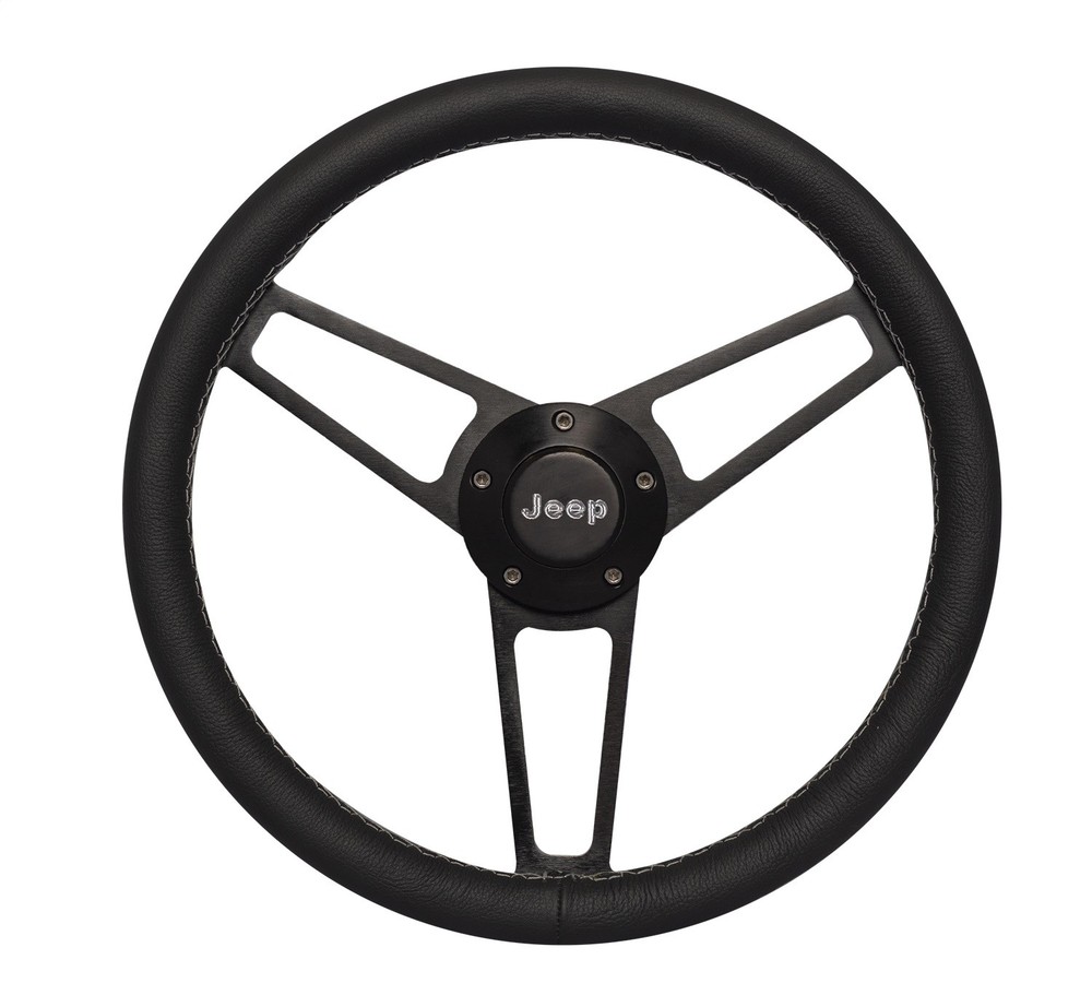 Upgrade with the Grant 1909 Billet Series Leather Steering Wheel