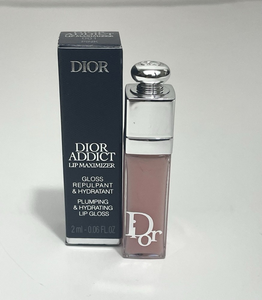 DIOR ADDICT Lip Maximizer 001 Pink Mini 2mL Plumping Gloss Sample