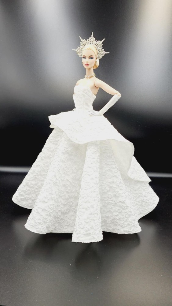 Clearance Sale Fashion Royalty Barbie Gown Outfit for 6-Inch Dolls-image