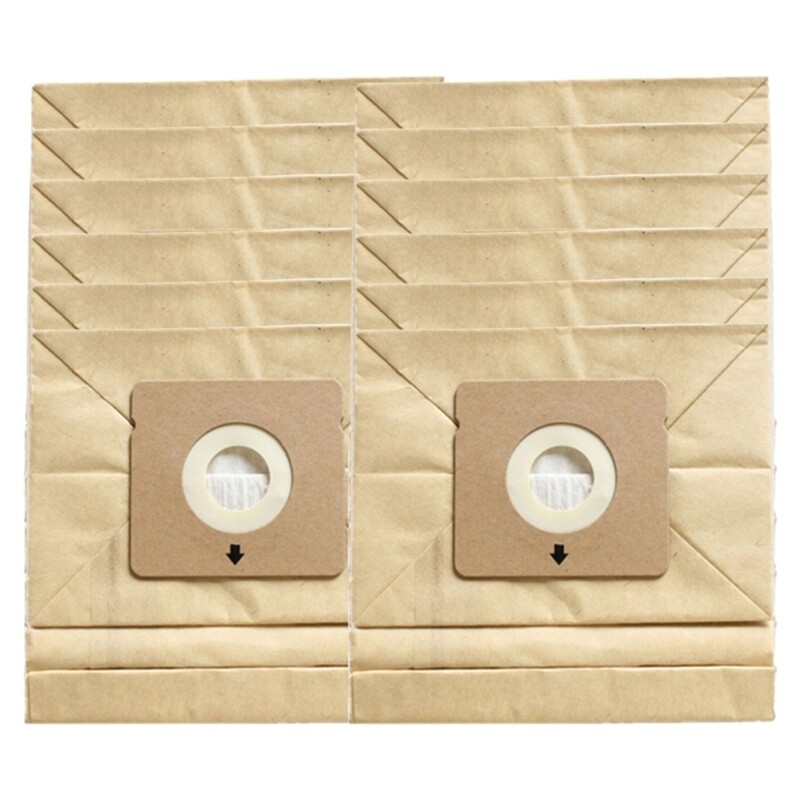 Vacuum Filter Paper Bag for RO5227 ZR0039 RO1717 RO1733 10x