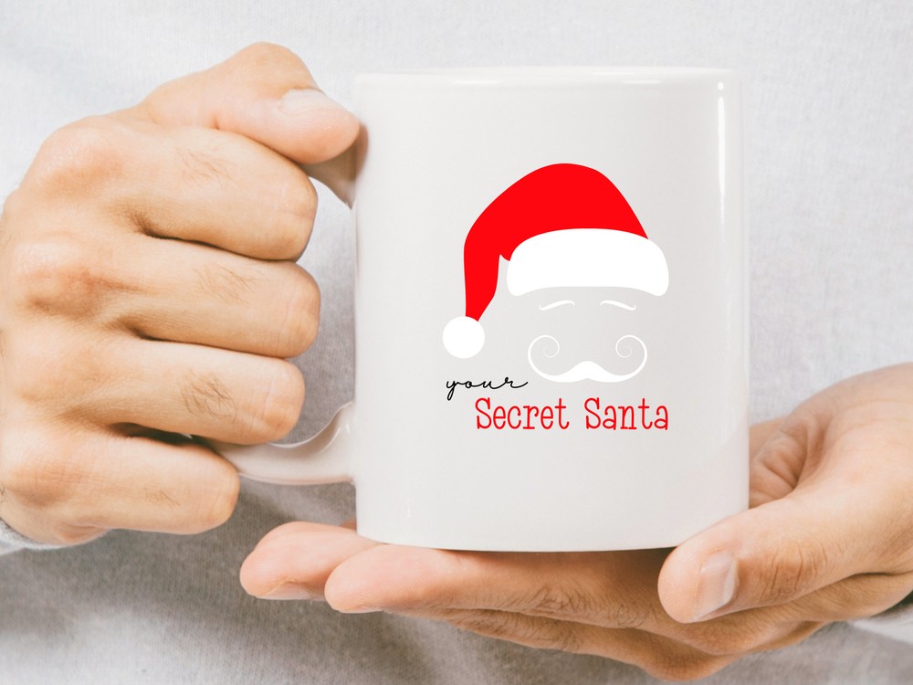 Secret Santa Mug Personalised Christmas Mug Custom Xmas Mug Custom Christmas