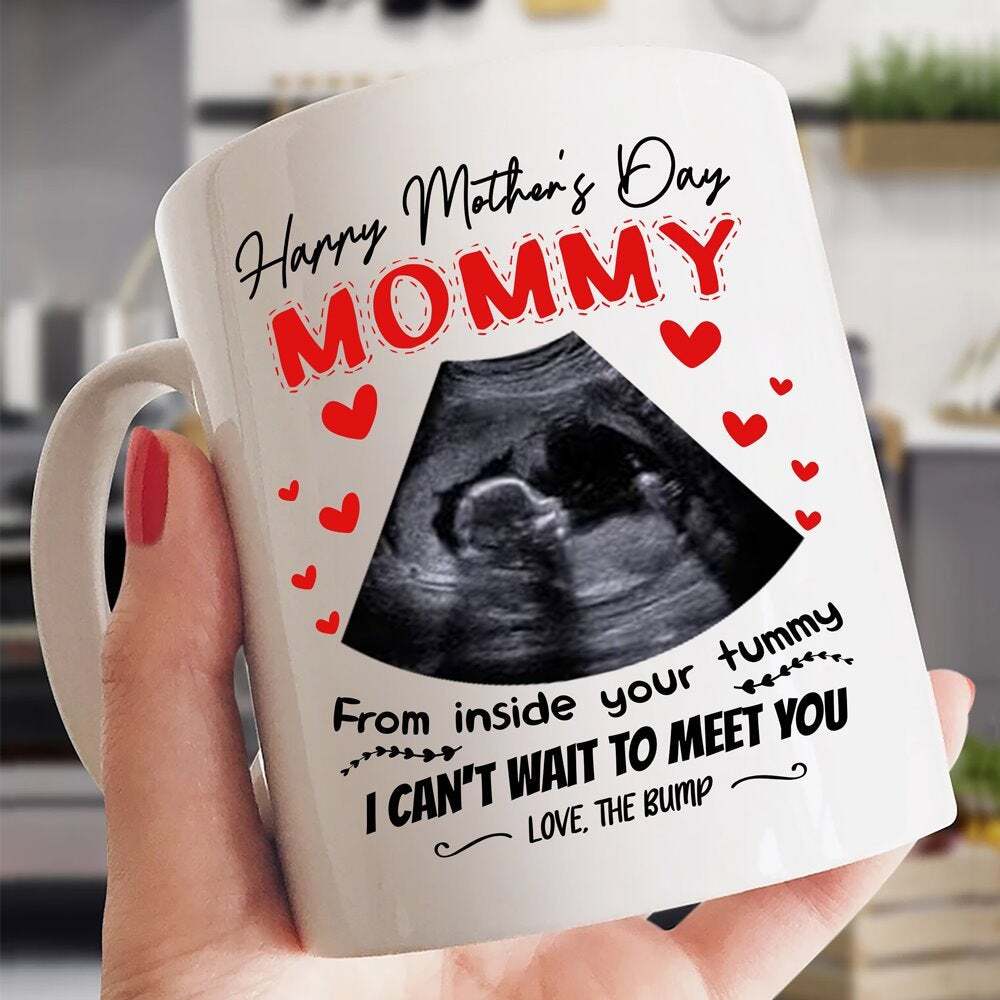 Happy Mother's Day Mommy Mug Mother's Day Mug Pregnant Reveal Mug Baby