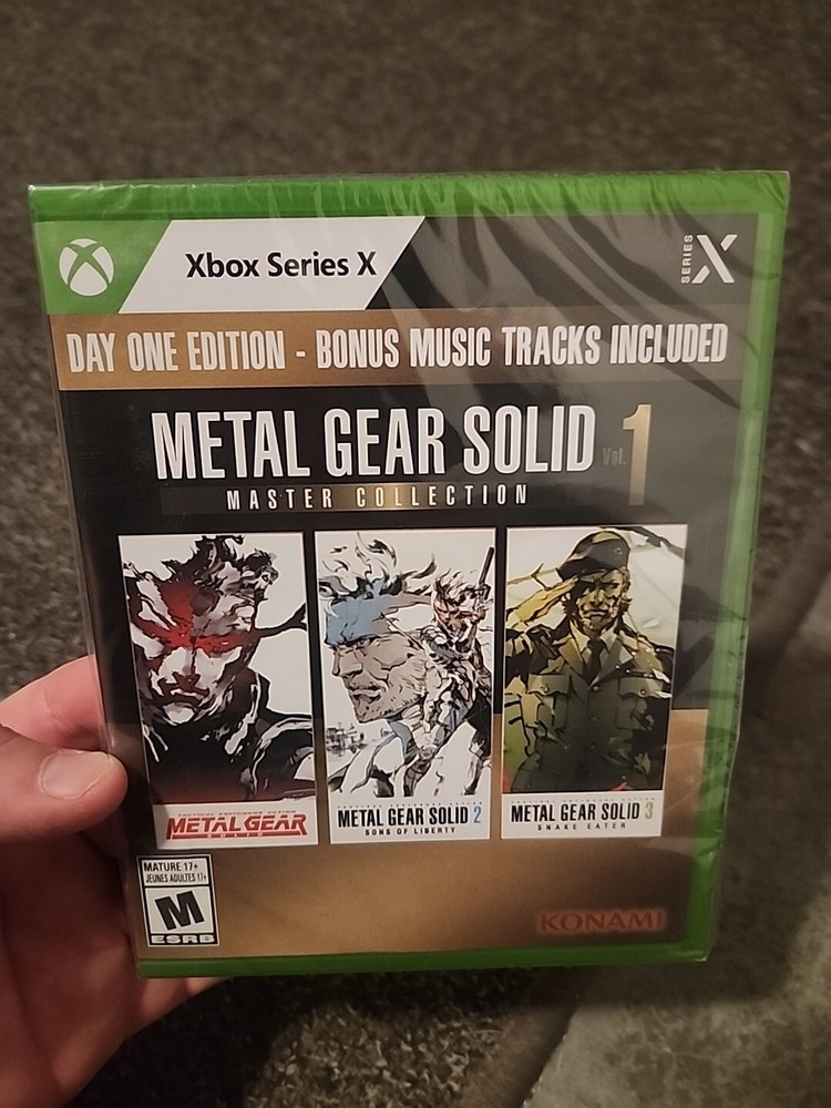 Metal Gear Solid Master Collection Vol 1 Xbox Series X New Konami 1 2 3 Sealed
