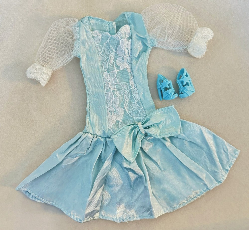 Barbie Aqua Victorian Lace Dress Doll with High Heels
