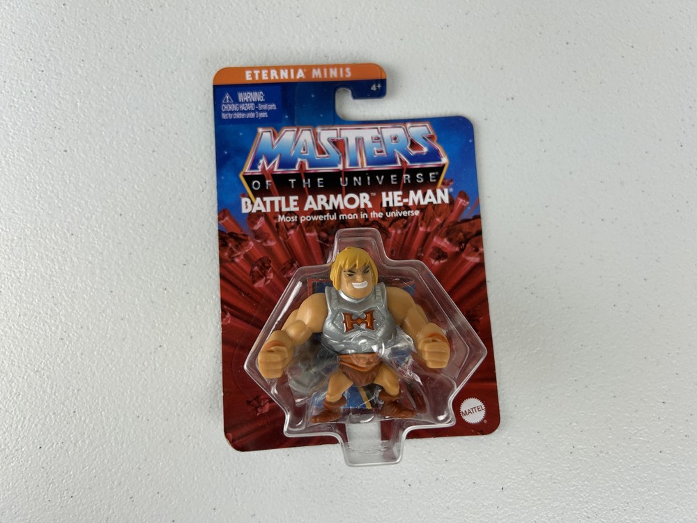Masters Of The Universe Eternia Minis Battle Armor He-Man 2 Inch Action Figure Sealed Pack