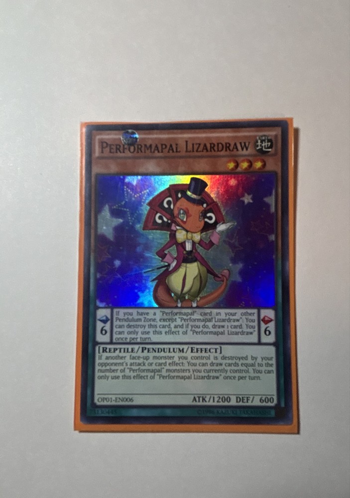 Performapal Lizardraw OP01-EN006 OTS Tournament Pack 1 Unlimited