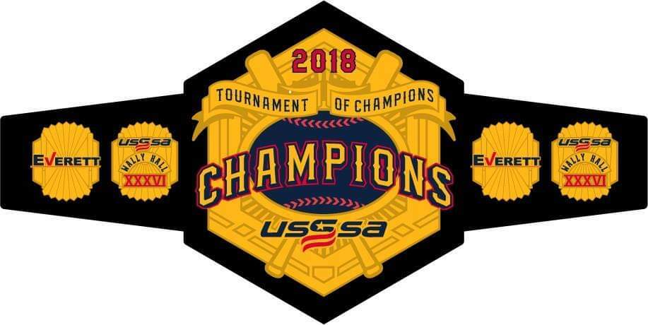 2018 USSSA Tournament of Champions Wrestling Championship Belt