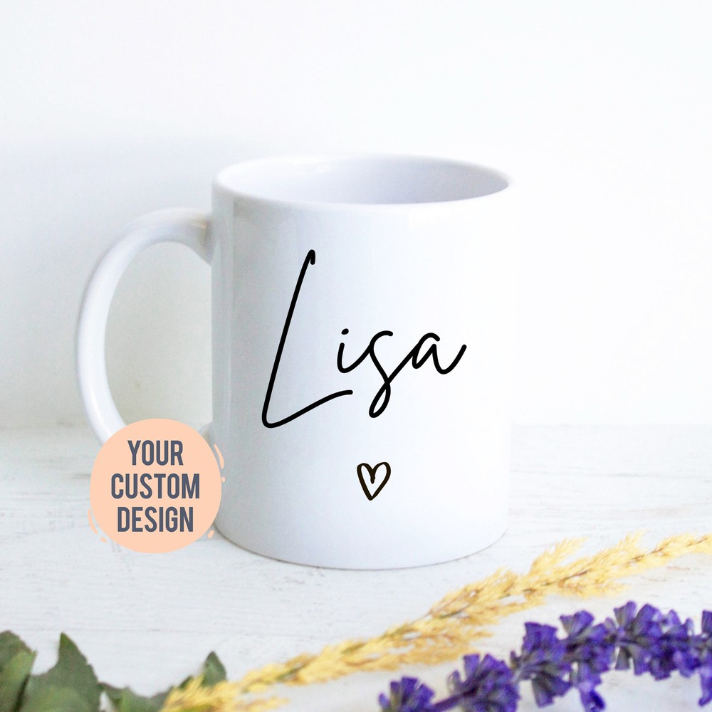 Bridesmaid Gift Personalized Name On Mug Custom Name Mug Gift For Her Bridesmaid