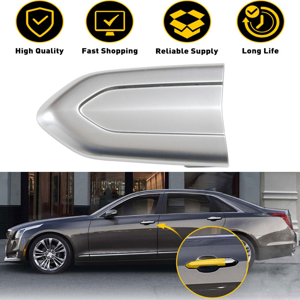 Chrome Exterior Door Lock handle Cap Cover Trim For Cadillac XTS ATS CTS CT6 XT5