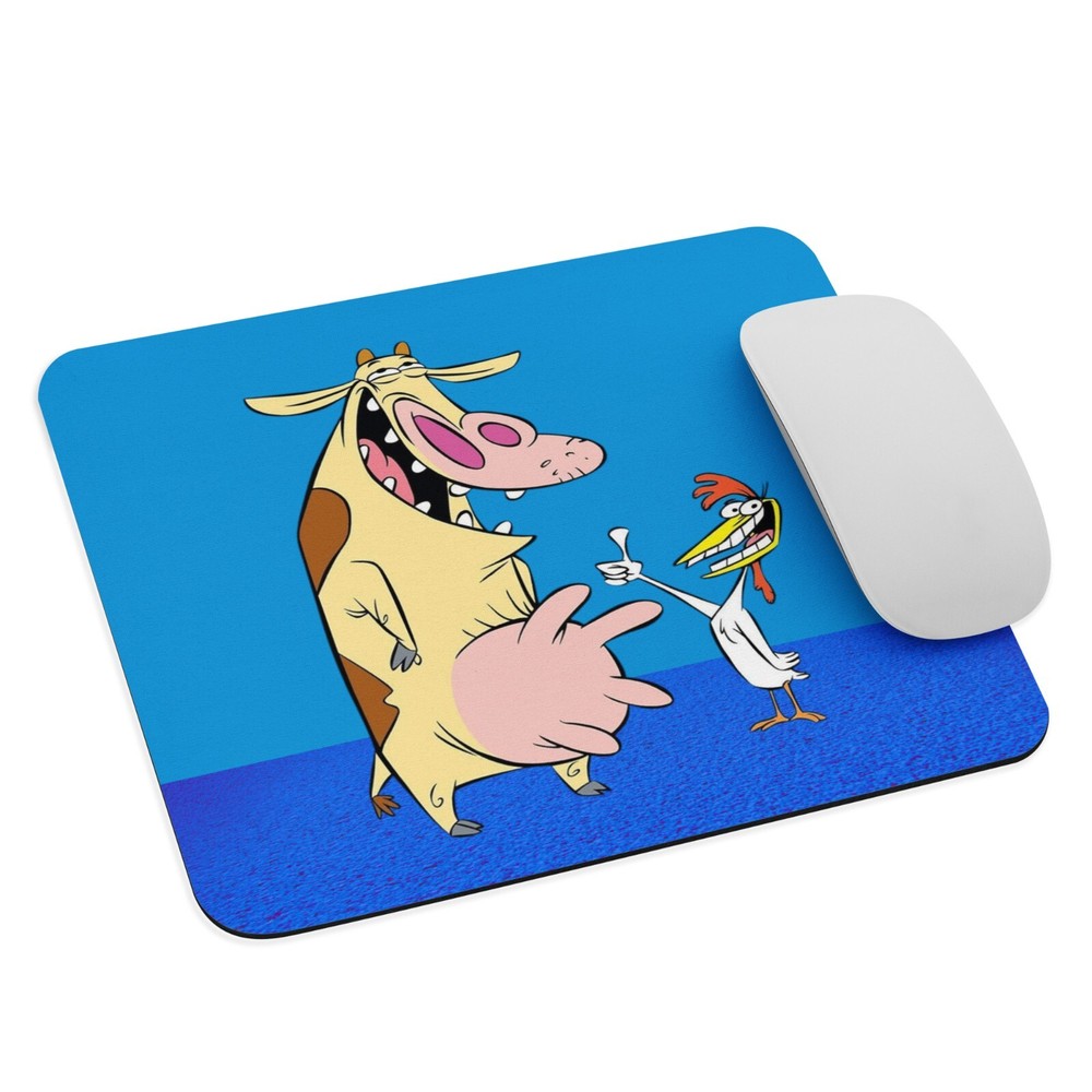 Cow and Chicken Mouse Pad 9.5x7.75 inch Cartoon Network 2000's Millennials