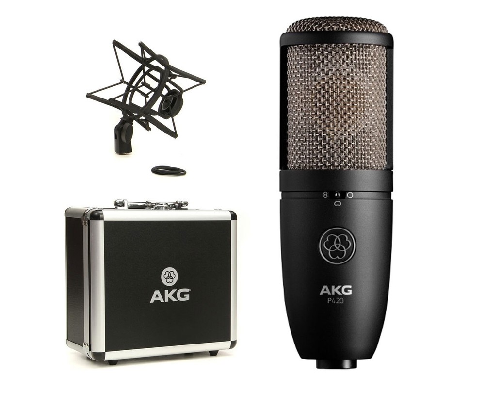 AKG P420 Multi-Patter Large Diaphragm Studio Condenser Recording Mic Microphone