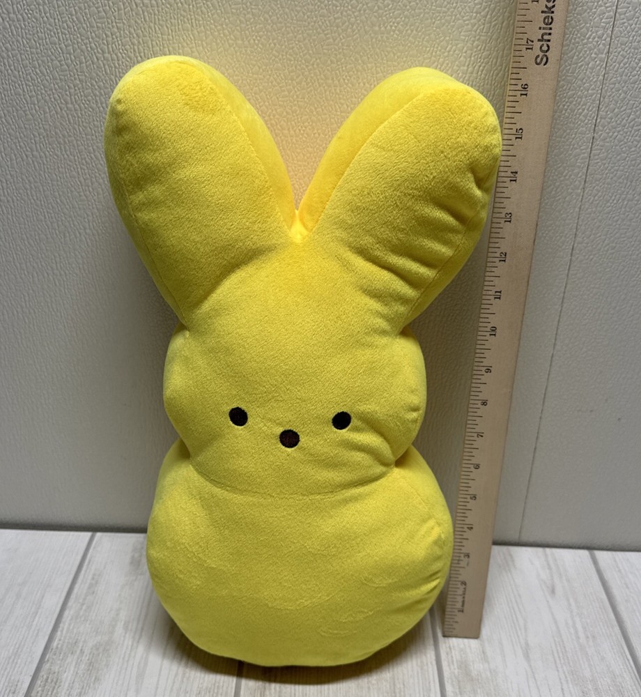Peeps Large Yellow Plush Peep Stuffed Animal 18” Easter  Bunny