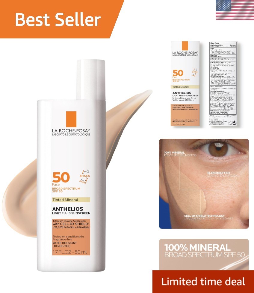 Anthelios SPF 50+ Tinted Sunscreen with Antioxidants - 4 Flexible Shades