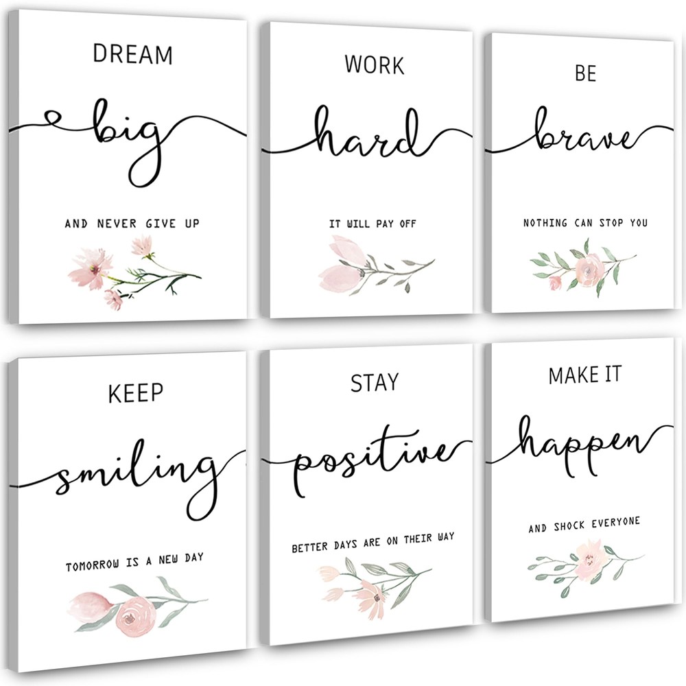 Inspirational Wall Art for Bedroom, Motivational Office Wall Art Decor, Frame...