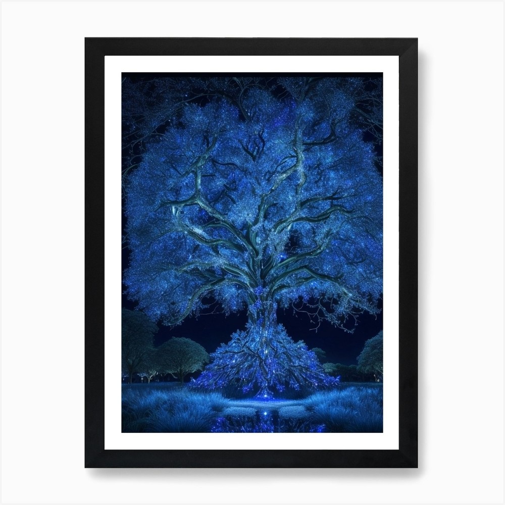 Tree of Life 22 Framed Canvas Art Print Wall Decor  