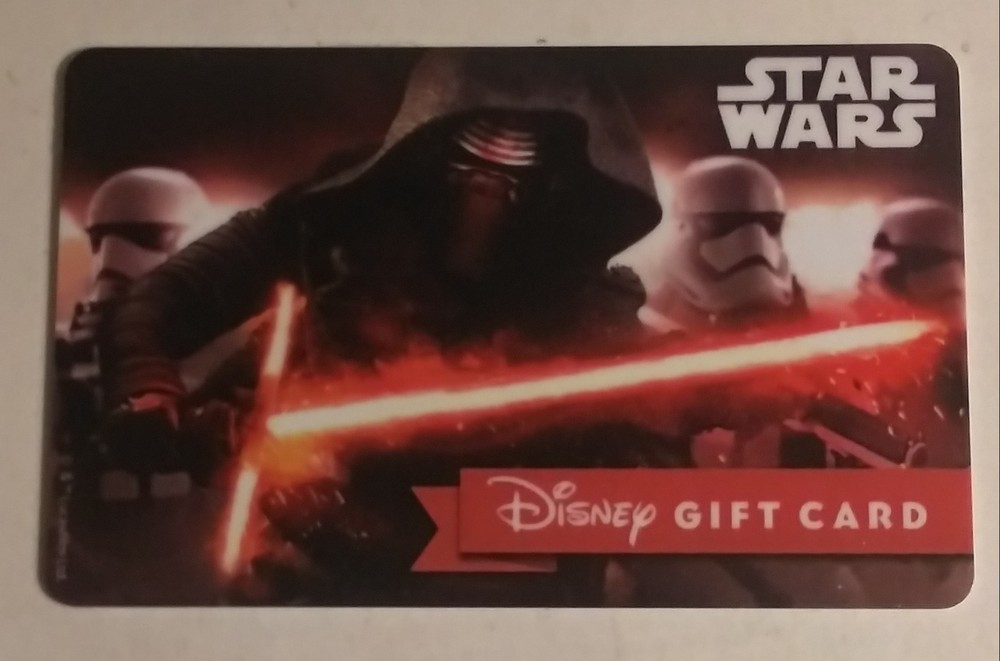 Disney Star Wars Gift Card Empty No Funds 002a-image