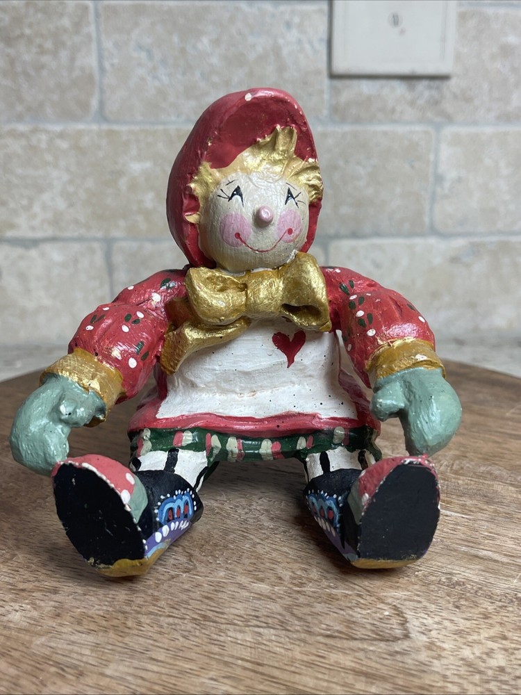 1992 House of Hatten Doll Girl Figure Large Christmas Ornament Collectible