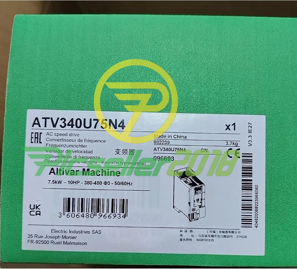 1 PC NEW ATV340U75N4 Schneider Variable frequency drive IN STOK Fast Shipping