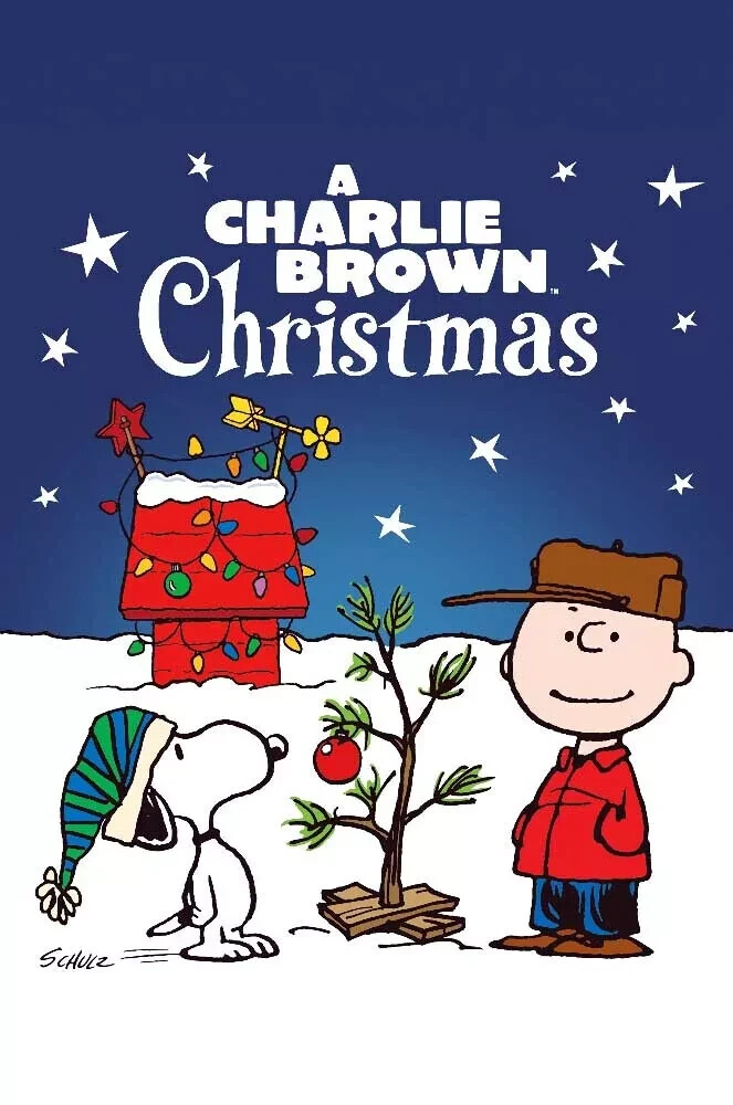A Charlie Brown Christmas Movie Poster Holiday Wall Art Decor, Holiday Gifts