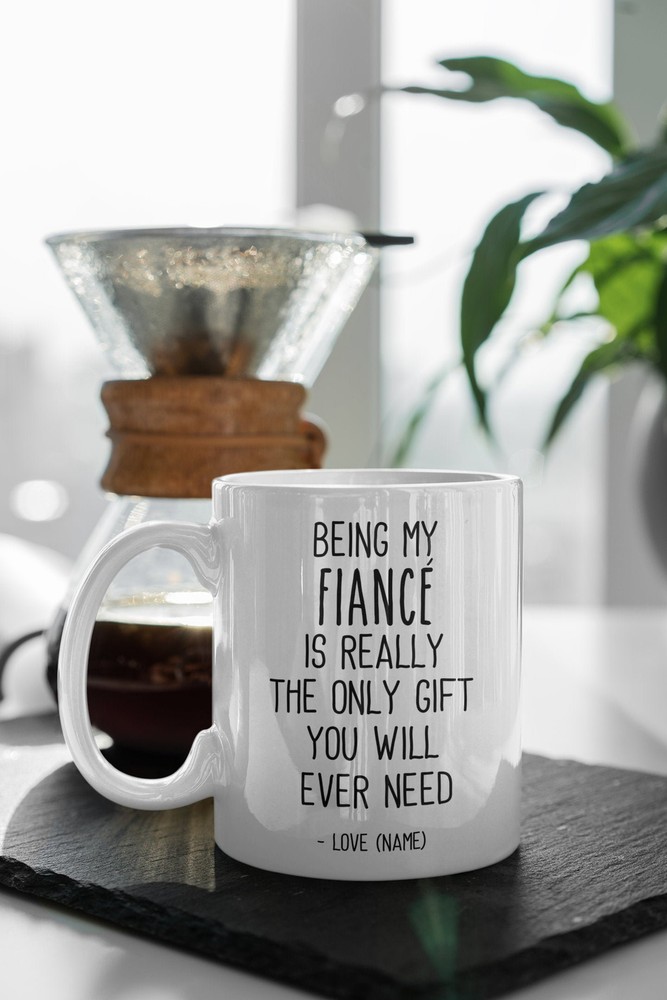 Fiance Mug Custom Name Mug Fiance Funny Custom Gift For Husband Personalized